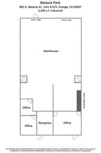 982 N Batavia St, Orange, CA for lease Floor Plan- Image 1 of 6