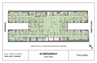 65 Broadway, New York, NY for lease Site Plan- Image 2 of 2