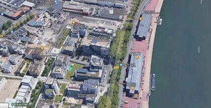Rouen - Aerial map view