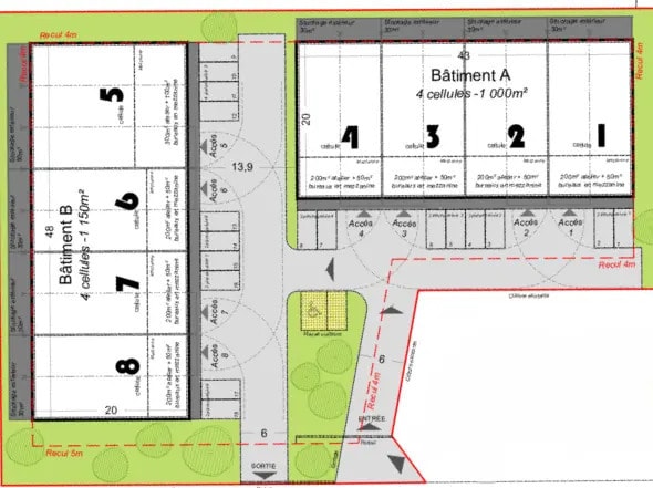 Local d'activités dans Carquefou à vendre - Plan de site - Image 1 de 1