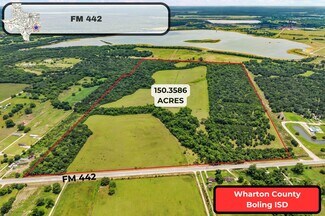 Plus de détails pour 10840 FM 442, Boling, TX - Terrain à vendre