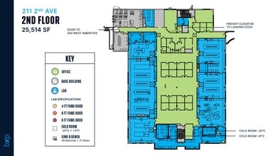 211 Second Ave, Waltham, MA à louer Plan d’étage- Image 1 de 1
