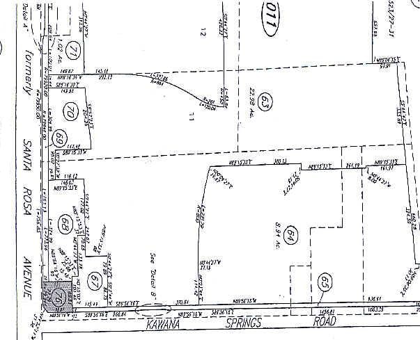 2296 Santa Rosa Ave, Santa Rosa, CA for lease - Plat Map - Image 2 of 12