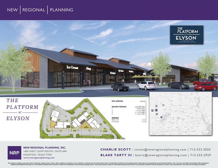 Peek Rd & Elyson Falls Dr, Katy, TX for lease - Building Photo - Image 2 of 4