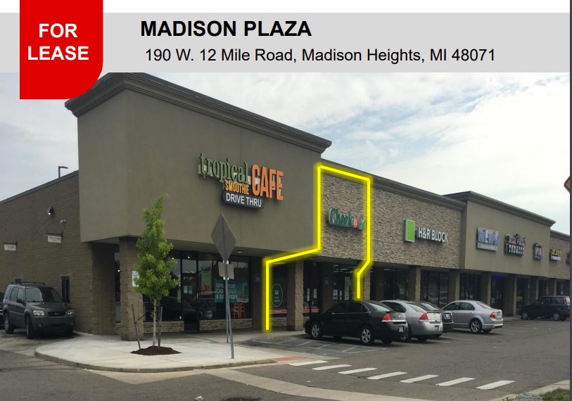 100-200 W Twelve Mile Rd, Madison Heights, MI for lease Primary Photo- Image 1 of 7