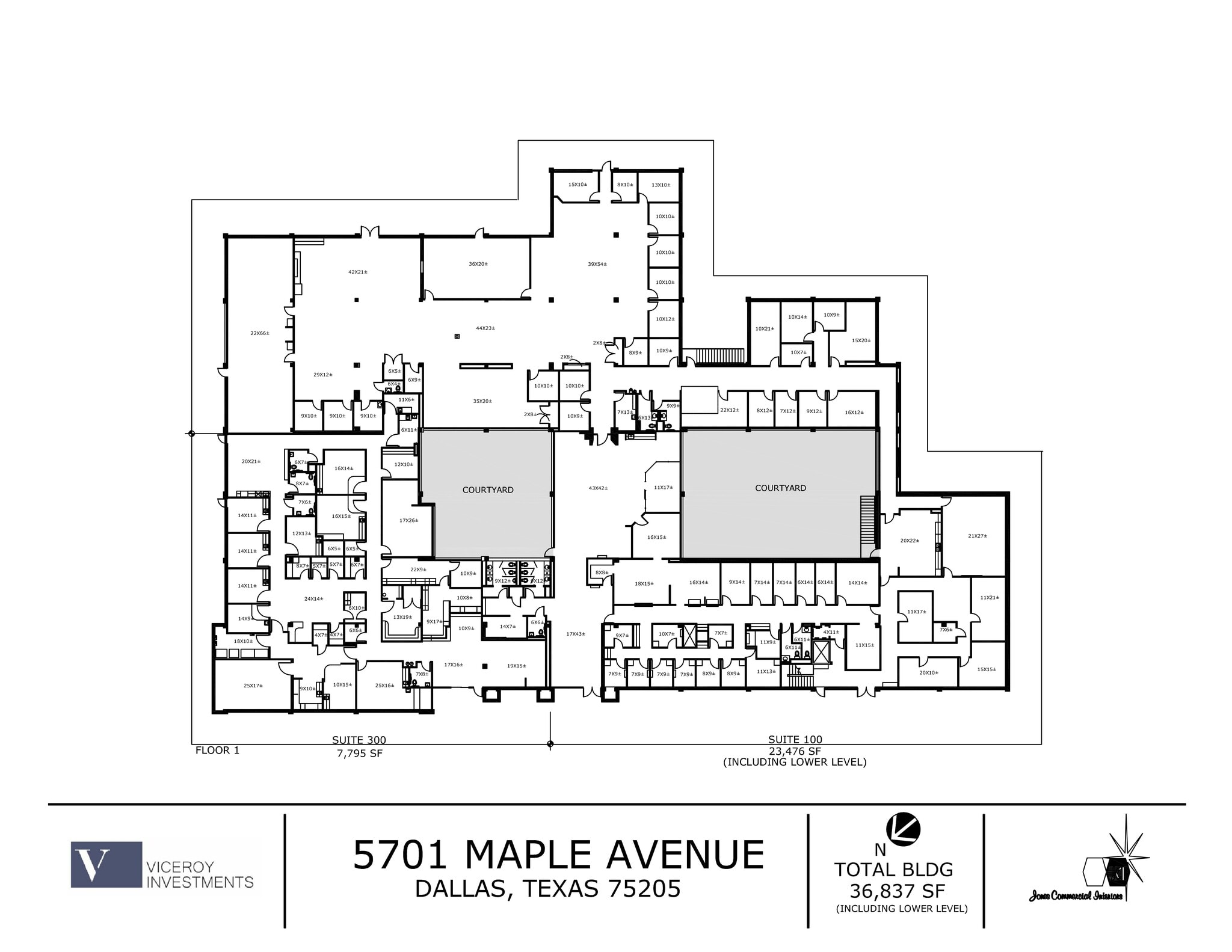 5701 Maple Ave, Dallas, TX à louer Plan de site- Image 1 de 1