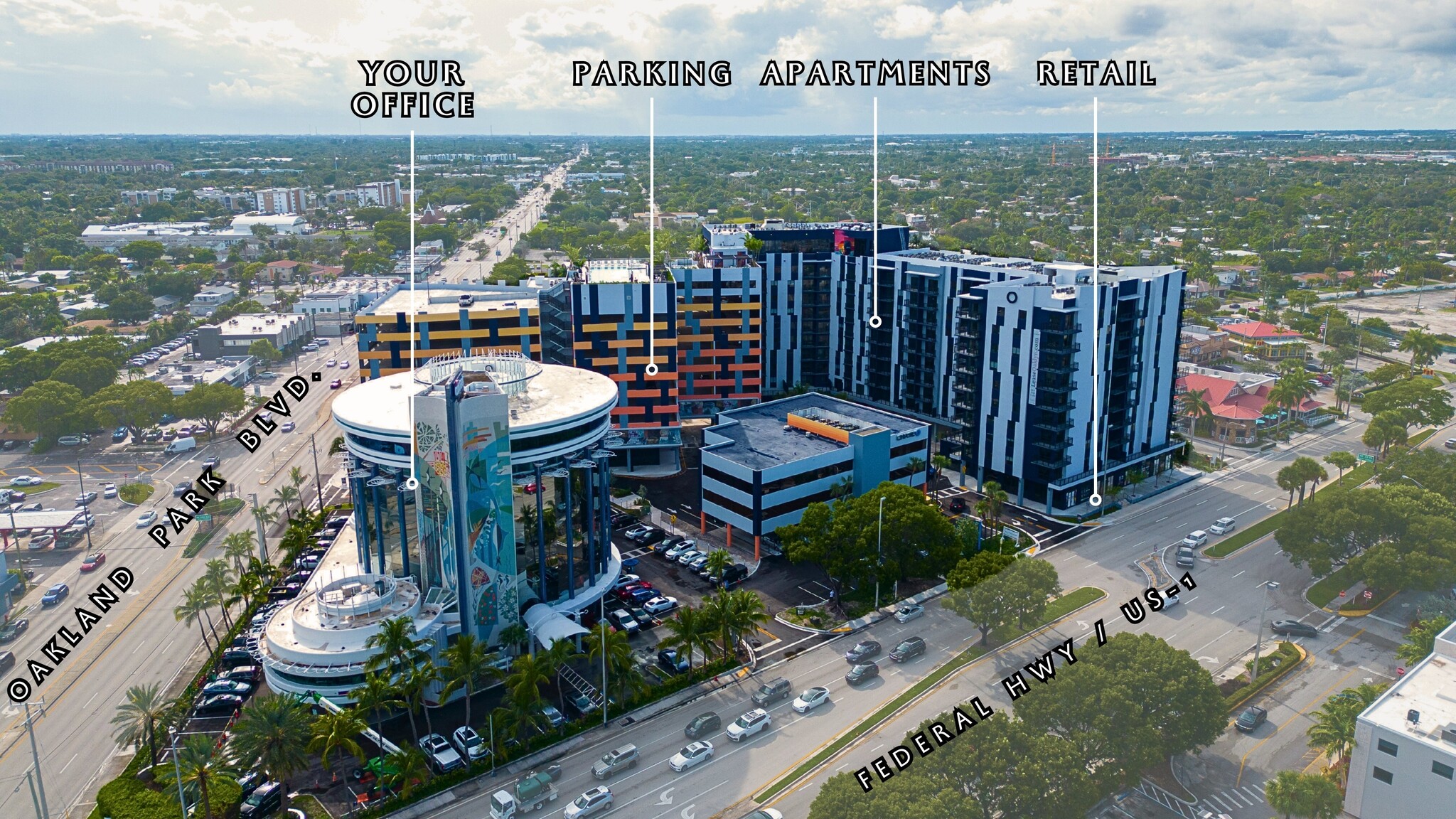3101 N Federal Hwy, Fort Lauderdale, FL à louer Aérien- Image 1 de 8