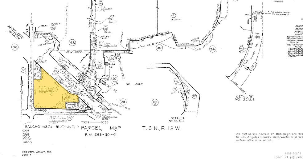 39720 10th St W, Palmdale, CA à louer - Plan cadastral - Image 2 de 4