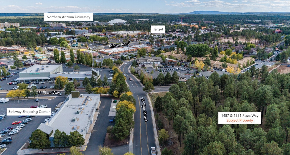 1487-1551 S Plaza Way, Flagstaff, AZ à vendre - Aérien - Image 3 de 5