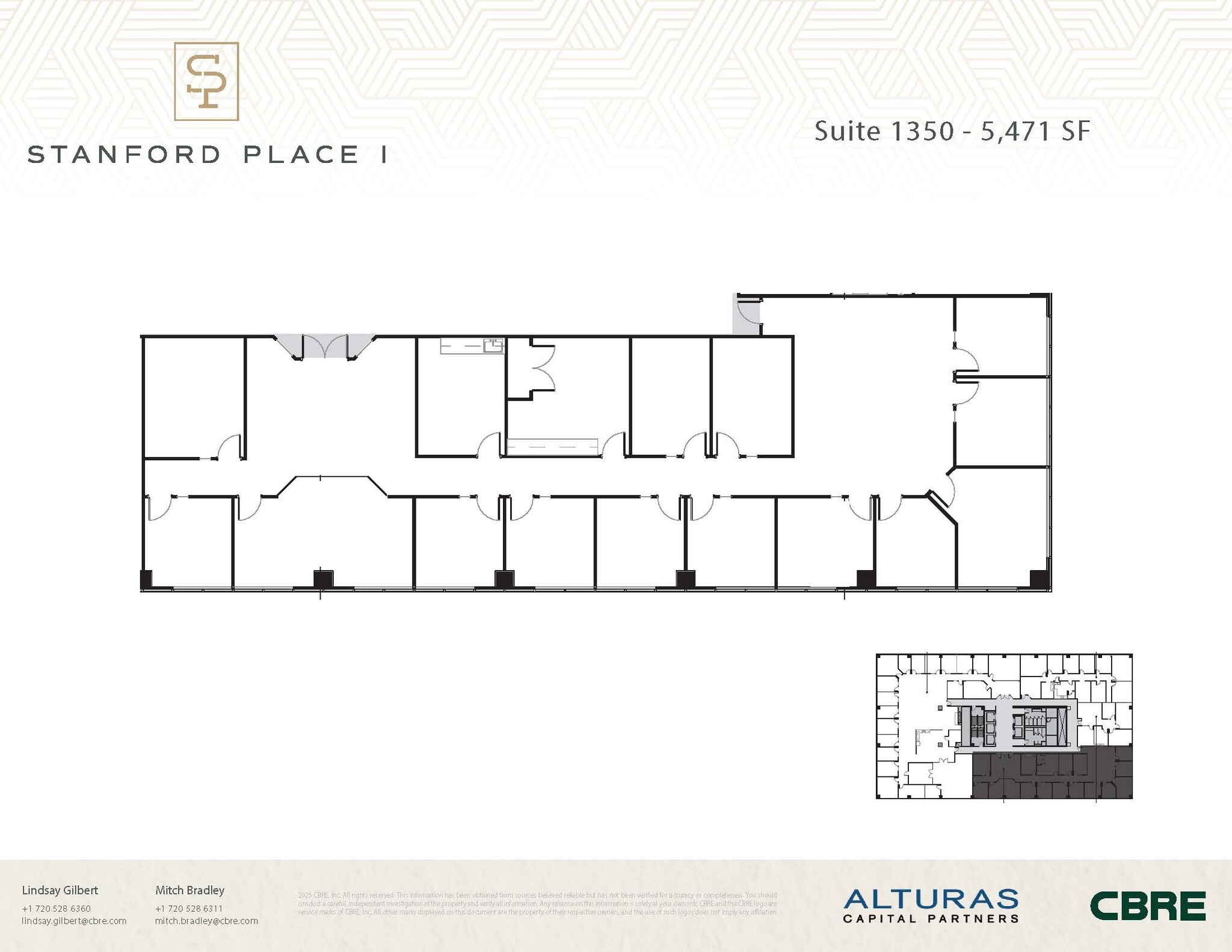 8055 E Tufts Ave, Denver, CO for lease Floor Plan- Image 1 of 1