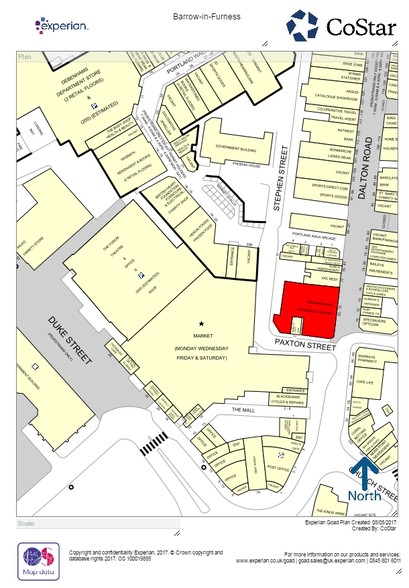 63-75 Dalton Rd, Barrow In Furness à louer - Goad Map - Image 2 de 5