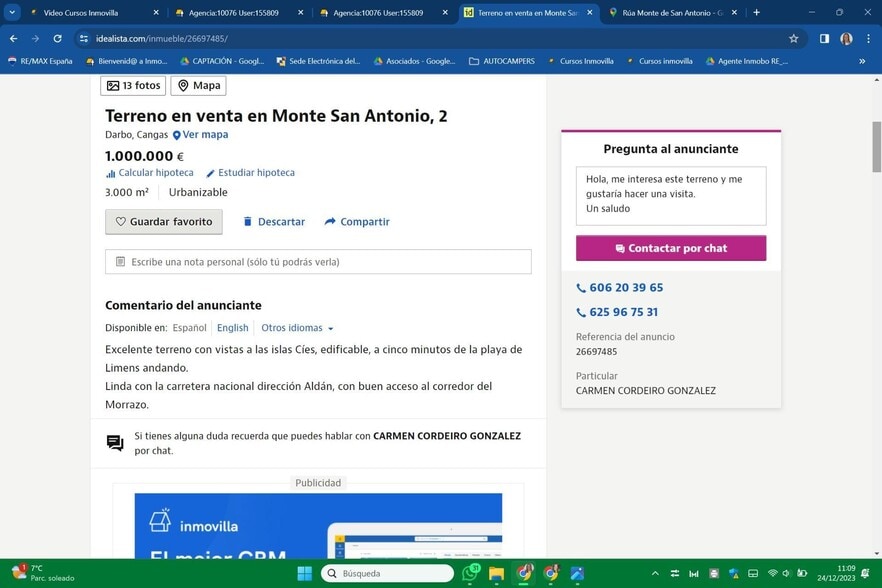 Land in Cangas, Pontevedra for sale - Building Photo - Image 2 of 3