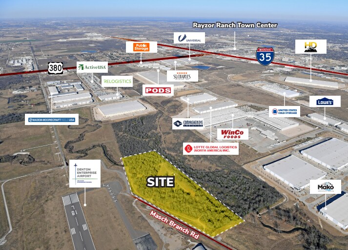 501 S Masch Branch Rd, Denton, TX à vendre - Photo du bâtiment - Image 2 de 2