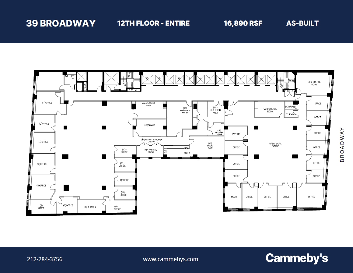 39 Broadway, New York, NY for lease Floor Plan- Image 1 of 1