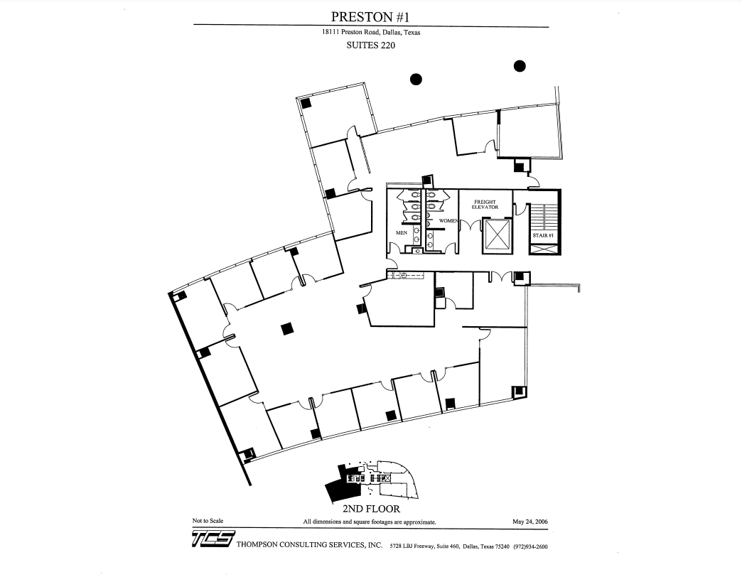18111 Preston Rd, Dallas, TX for lease Floor Plan- Image 1 of 1