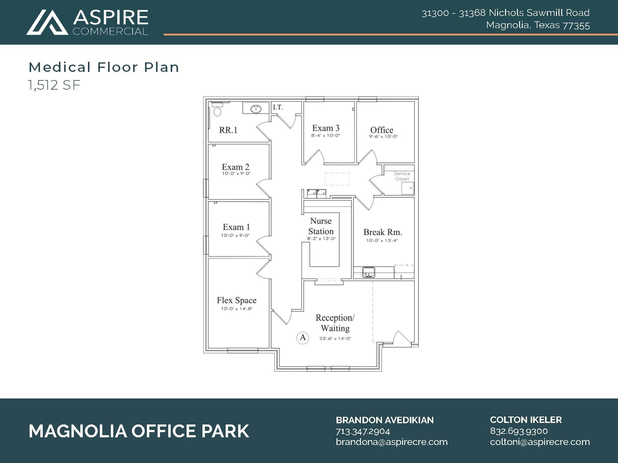 31368 Nichols Sawmill Rd, Magnolia, TX for lease Floor Plan- Image 1 of 2