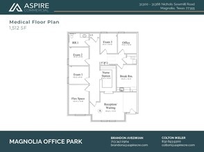 31368 Nichols Sawmill Rd, Magnolia, TX for lease Floor Plan- Image 1 of 2