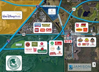 Plus de détails pour West Irlo Bronson Memorial Hwy, Kissimmee, FL - Vente au détail à louer