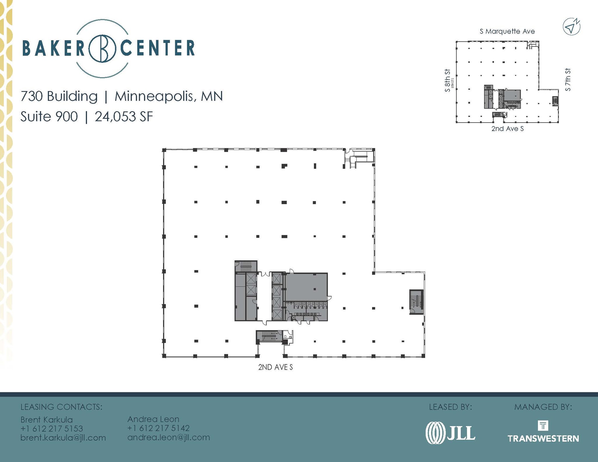 733 Marquette Ave, Minneapolis, MN à louer Plan d’étage- Image 1 de 1