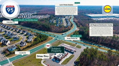 6101 Smith Station Rd, Fredericksburg, VA - AÉRIEN  Vue de la carte