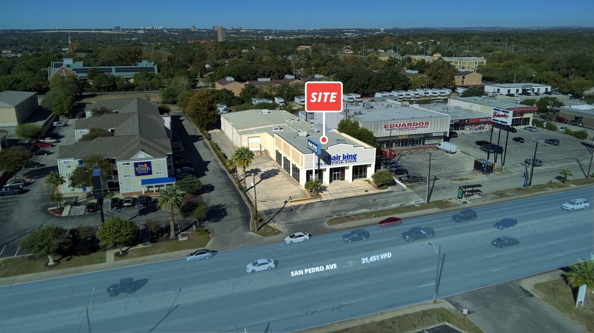6931 San Pedro Ave, San Antonio, TX à vendre Aérien- Image 1 de 10