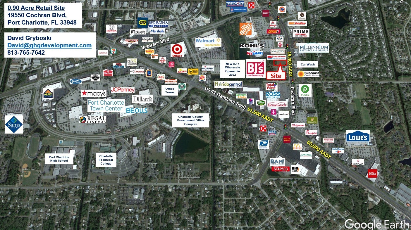 19550 Cochran Blvd, Port Charlotte, FL à louer Aérien- Image 1 de 4