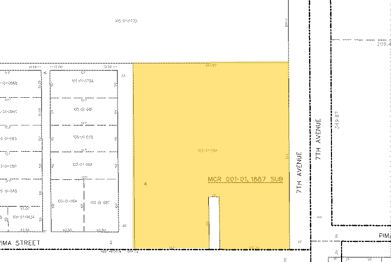 1450 S 7th Ave, Phoenix, AZ à louer - Plan cadastral - Image 2 de 2