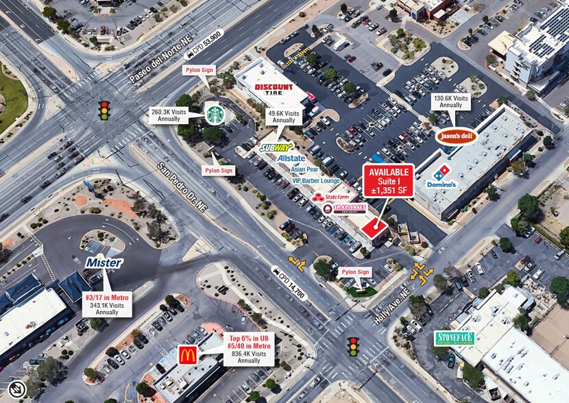 8101 San Pedro Dr NE, Albuquerque, NM for lease - Building Photo - Image 2 of 7