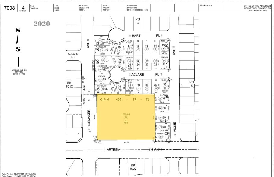 13079 Artesia Blvd, Cerritos, CA à vendre - Plan cadastral - Image 2 de 51