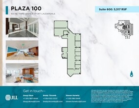 100 NE 3rd Ave, Fort Lauderdale, FL à louer Plan d’étage- Image 1 de 1