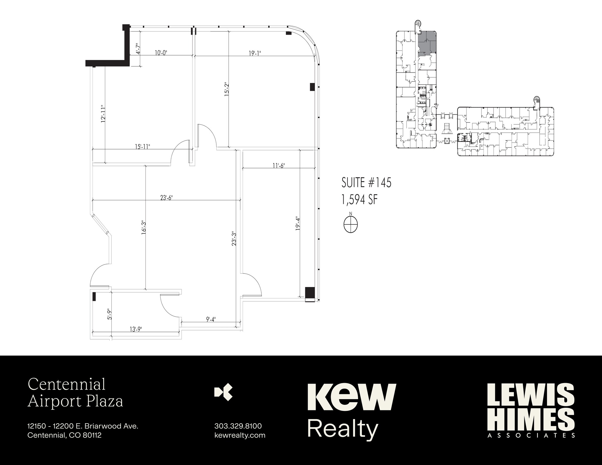 12150-12200 E Briarwood Ave, Centennial, CO à louer Plan de site- Image 1 de 1