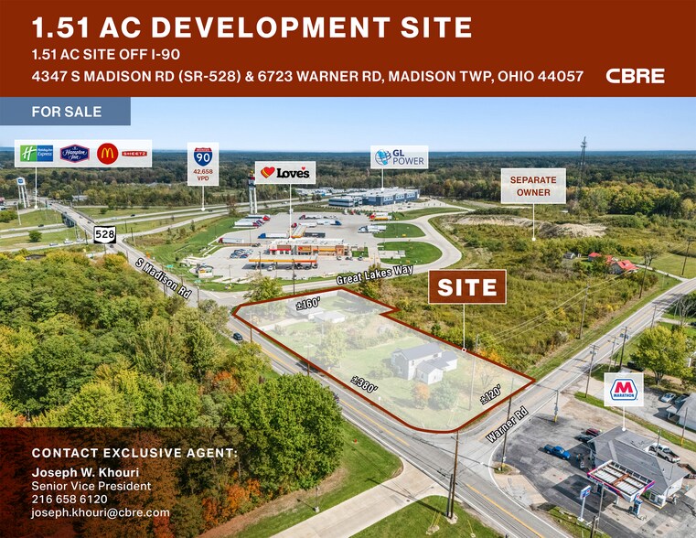 4347 S Madison Rd, Madison, OH à vendre - Photo principale - Image 1 de 3