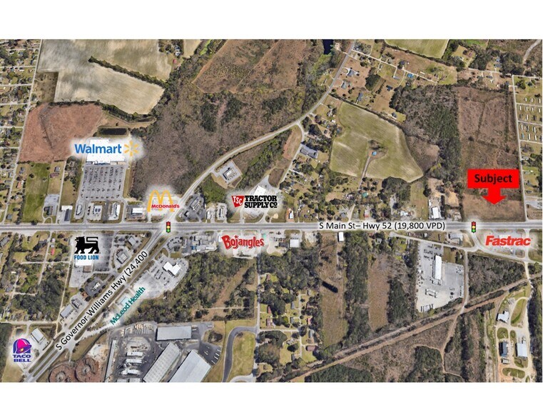 1635 S Main St, Darlington, SC à vendre - Photo du bâtiment - Image 2 de 2