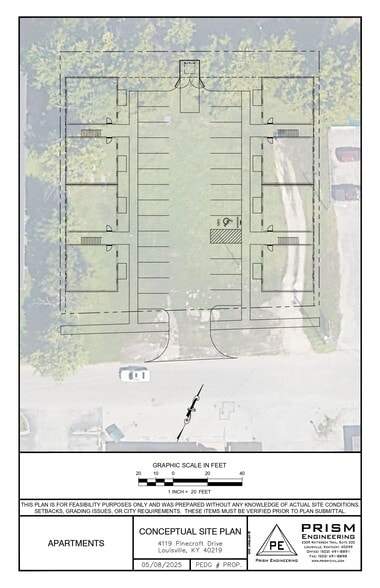4119 Pinecroft Drive, Louisville, KY for sale - Site Plan - Image 2 of 3