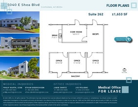 5010 E Shea Blvd, Scottsdale, AZ à louer Plan d’étage- Image 1 de 1