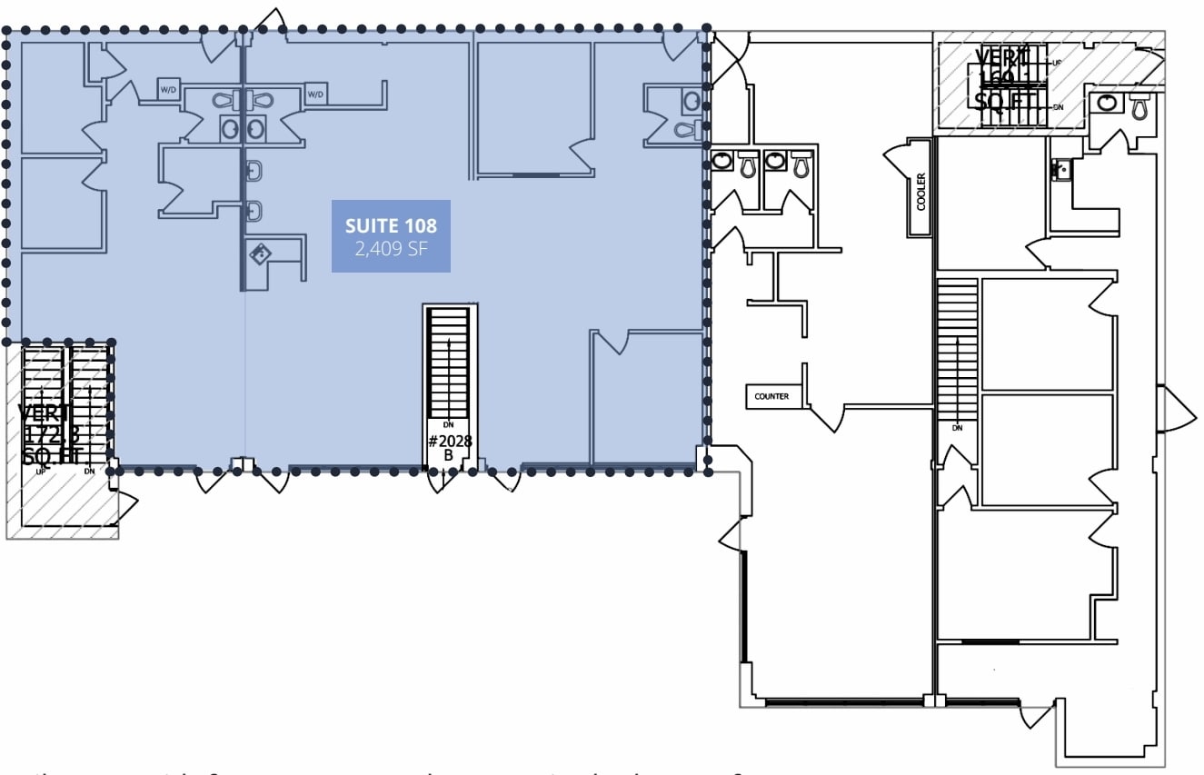 2022-2032 33rd Ave SW, Calgary, AB à louer Plan d’étage- Image 1 de 2