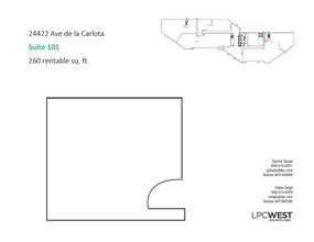 24422 Avenida De La Carlota, Laguna Hills, CA for lease Floor Plan- Image 1 of 1