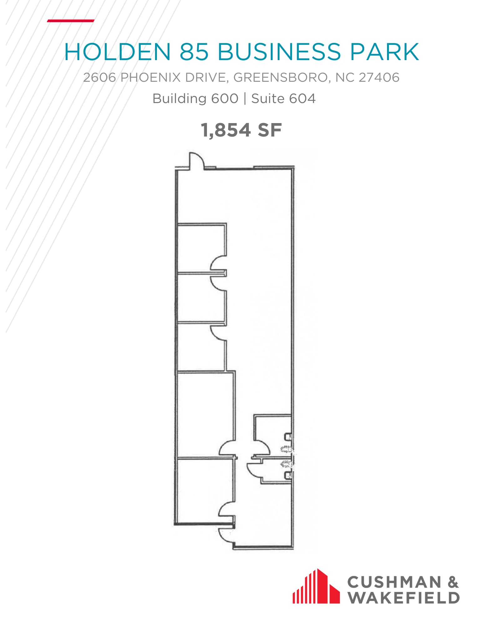2606 Phoenix Dr, Greensboro, NC for lease Interior Photo- Image 1 of 1