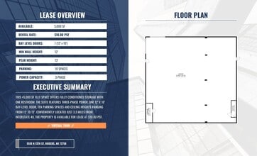 555-559 N 13th St, Rogers, AR for lease Floor Plan- Image 2 of 8