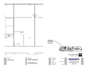 2600 S Telegraph Rd, Bloomfield Hills, MI à louer Plan d  tage- Image 1 de 5