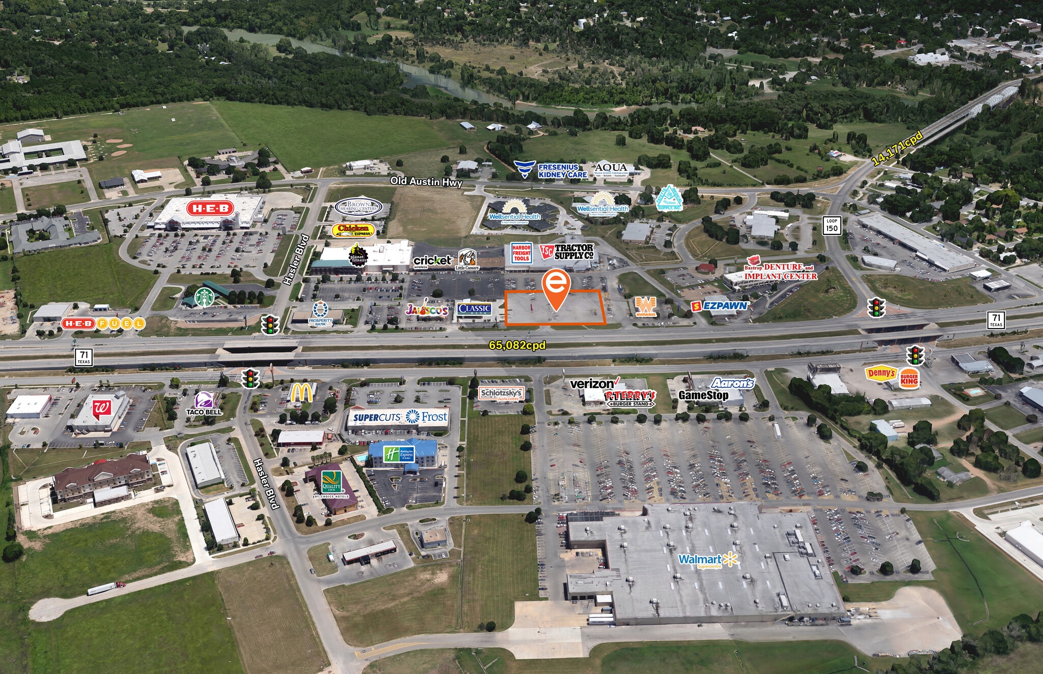 441 W State Highway 71, Bastrop, TX for lease Building Photo- Image 1 of 7