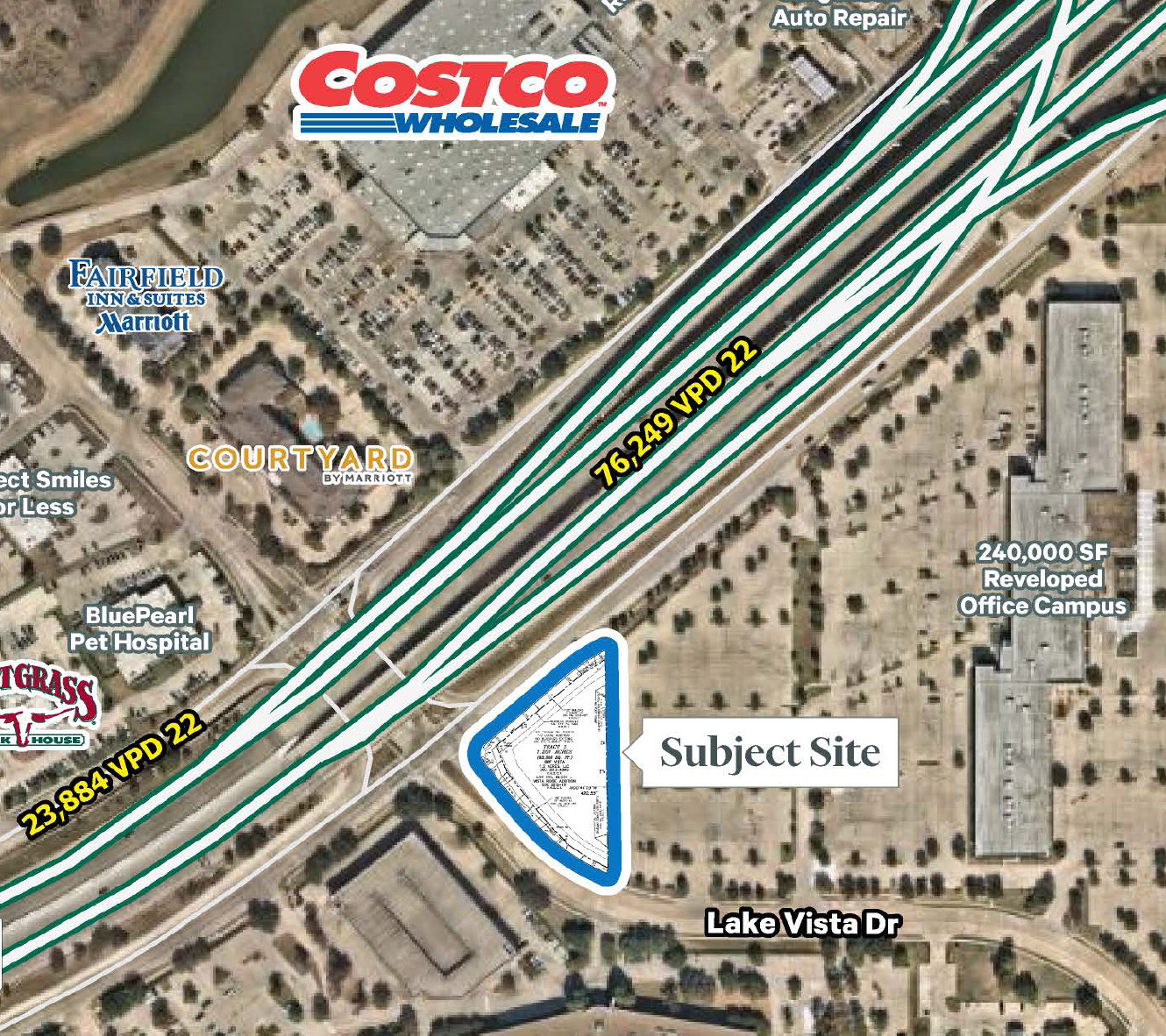 SWQ Hwy 121 and Lake Vista Dr, Lewisville, TX à louer Plan de site- Image 1 de 3