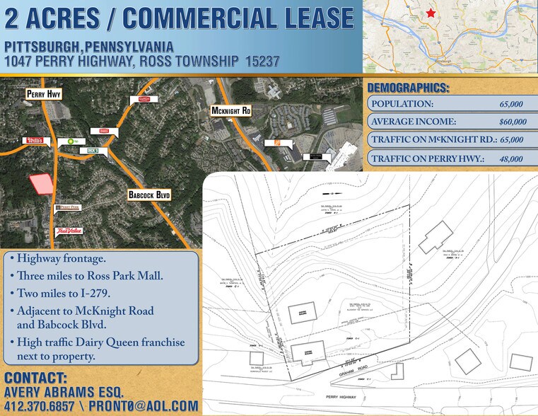 1047 Perry Hwy, Pittsburgh, PA à vendre - Photo du bâtiment - Image 2 de 9