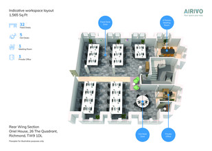 26 The Quadrant, Richmond for lease Floor Plan- Image 1 of 4