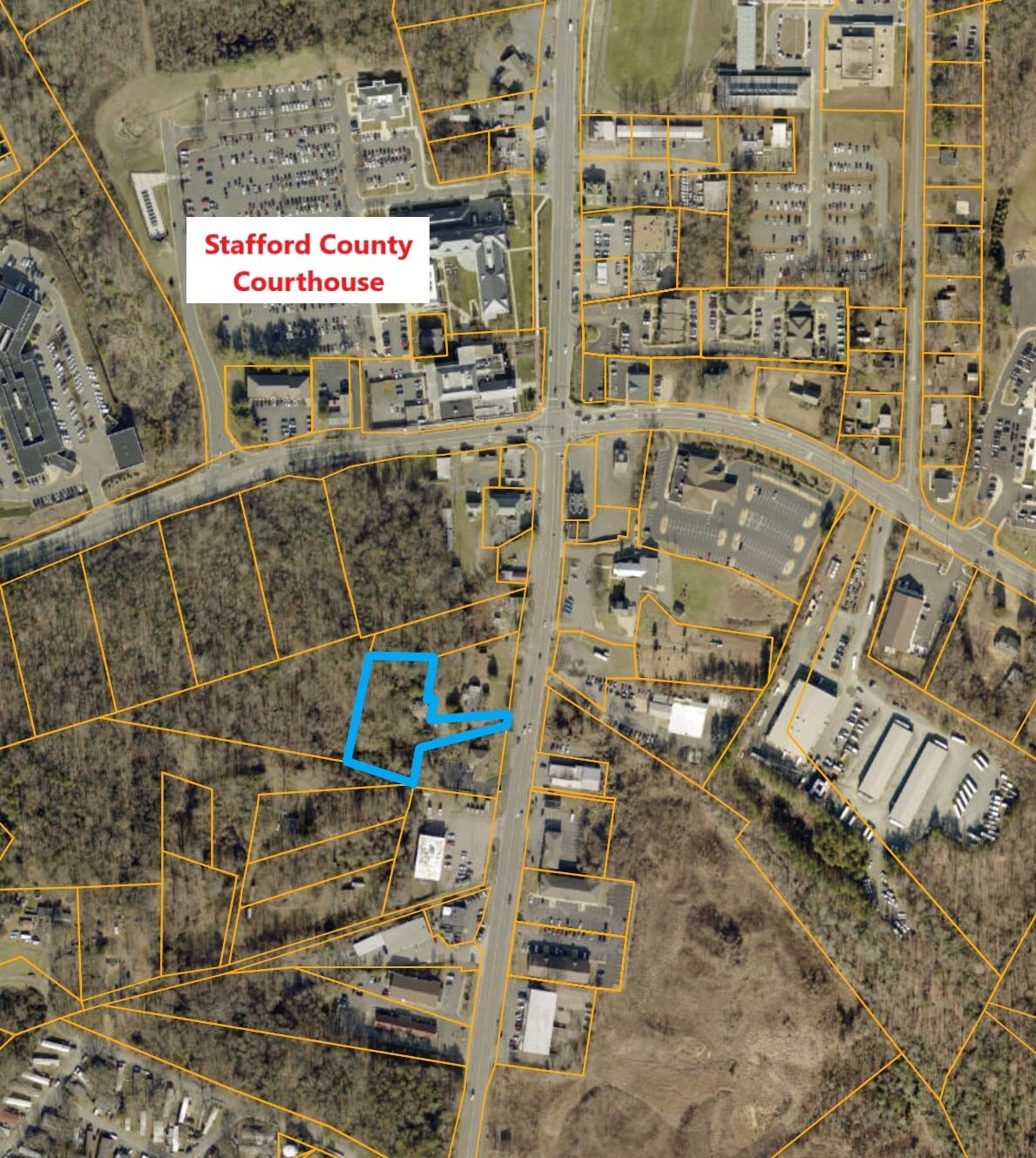 2077 Richmond Hwy, Stafford, VA for sale Aerial- Image 1 of 2