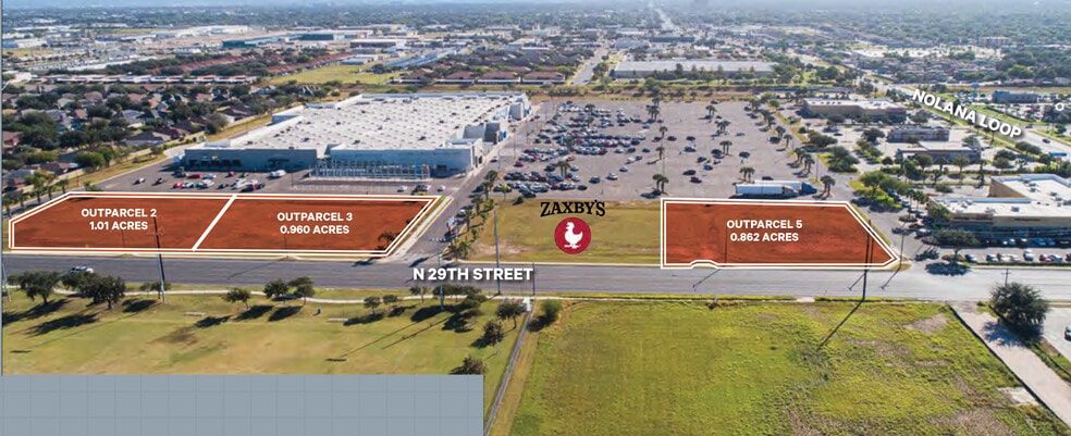 29th Street at Nolana Loop, McAllen, TX à vendre - Aérien - Image 2 de 4