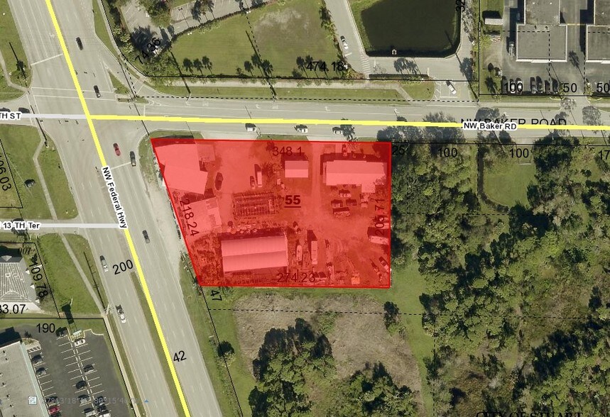 1405 NW Federal Hwy, Stuart, FL à louer - Aérien - Image 1 de 1