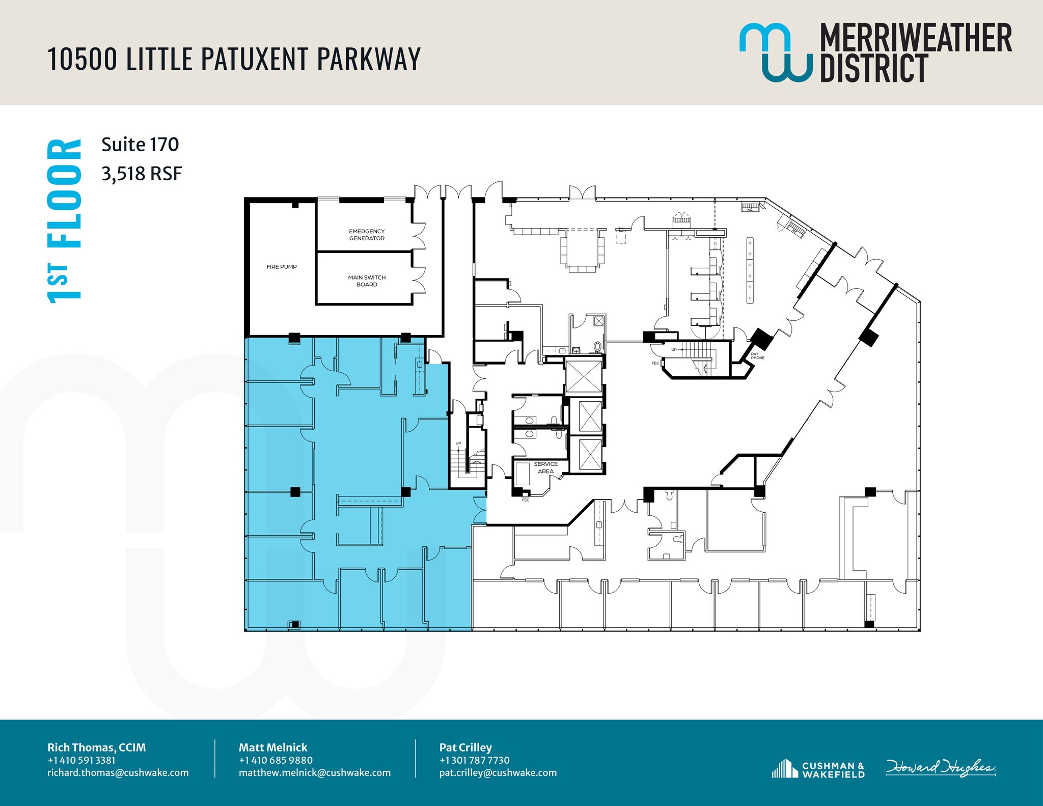 10480 Little Patuxent Pky, Columbia, MD for lease Floor Plan- Image 1 of 1