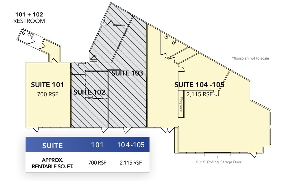 2725-2727 Shelter Island Dr, San Diego, CA à louer Plan d’étage- Image 1 de 1