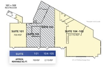 2725-2727 Shelter Island Dr, San Diego, CA à louer Plan d’étage- Image 1 de 1
